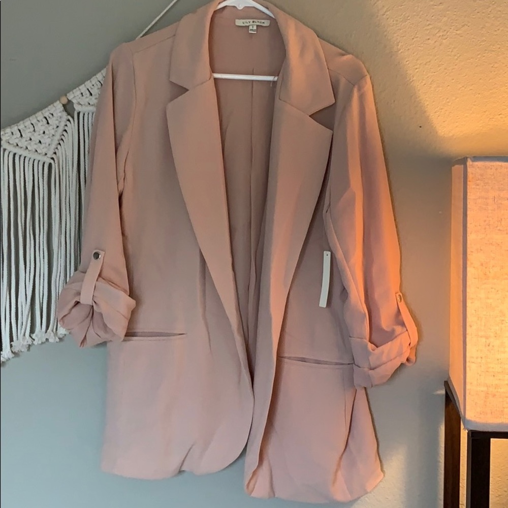 Pink blazer
